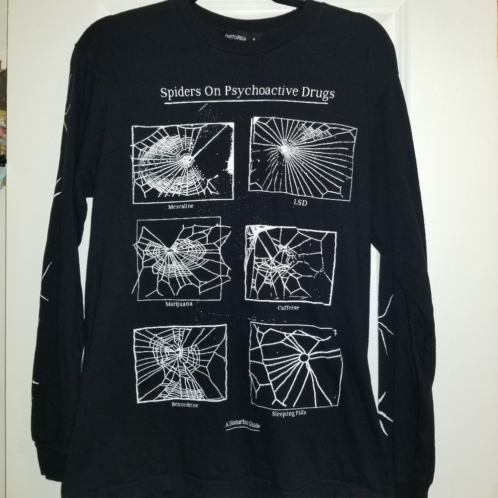 Spider on psychoactive drugs long sleeve